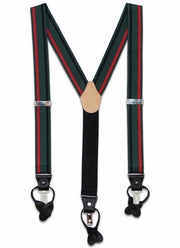 Royal Green Jackets Braces Braces The Regimental Shop Green/Black/Red one size fits all 