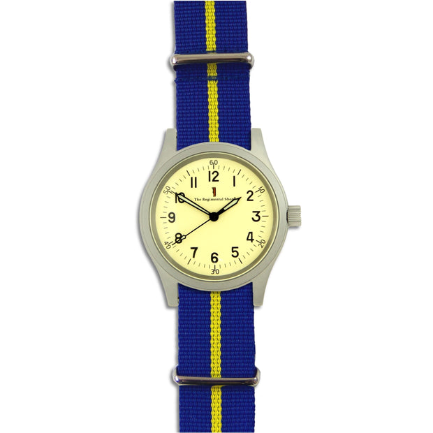 Royal Horse Artillery M120 Watch M120 Watch The Regimental Shop Silver/Yellow/Blue  