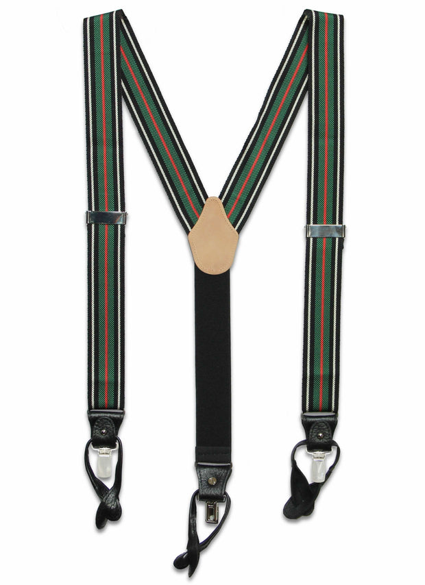 Royal Irish Rangers Braces Braces The Regimental Shop Black/Green/Red/Buff one size fits all 