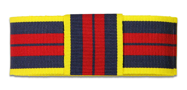 Royal Logistic Corps Regiment Ribbon for any brimmed hat Ribbon for hat The Regimental Shop 75cm (30") with Loop blue/red/yellow 