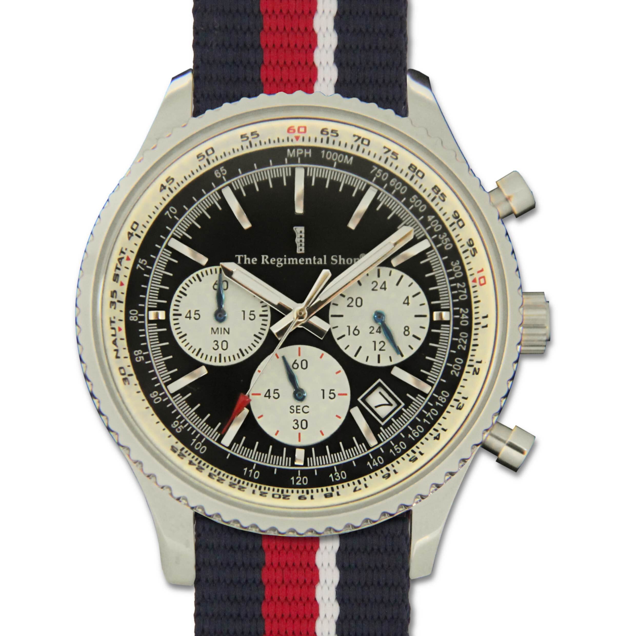 ナバルウォッチ NAVAL MILITARY WATCH British ROYAL Airforce Chronograph TYPE クォーツ 電池式 腕時計 ブランド メンズ クロノグラフ 誕生日プレゼント