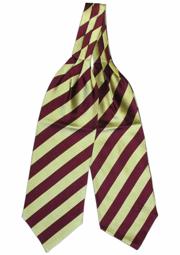 Royal Regiment of Fusiliers Silk Non Crease Cravat Cravat The Regimental Shop Maroon/Yellow one size fits all