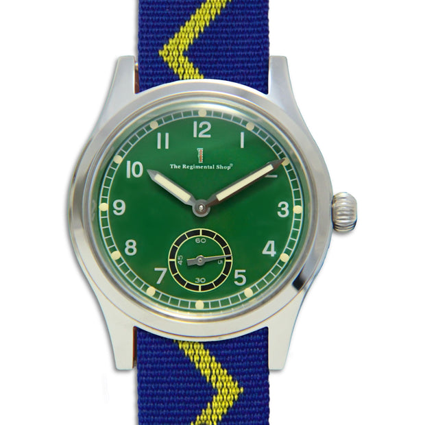 Royal Scots Dragoon Guards Vandyke Meridian Watch Meridian Watch The Regimental Shop Green/Silver/Blue/Yellow one size fits all