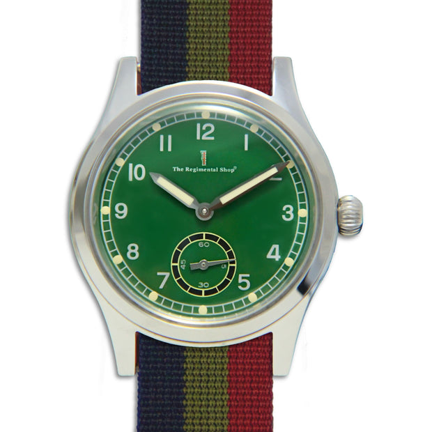Royal Scots Meridian Watch Meridian Watch The Regimental Shop Green/Silver/Blue/Maroon one size fits all