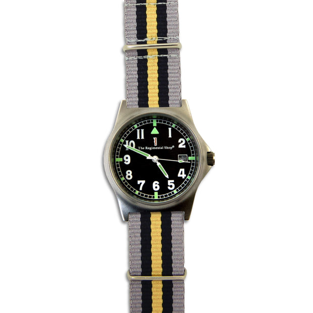 Royal Sussex Regiment G10 Military Watch G10 Watch The Regimental Shop Silver/Dark Blue/Yellow/Black one size fits all