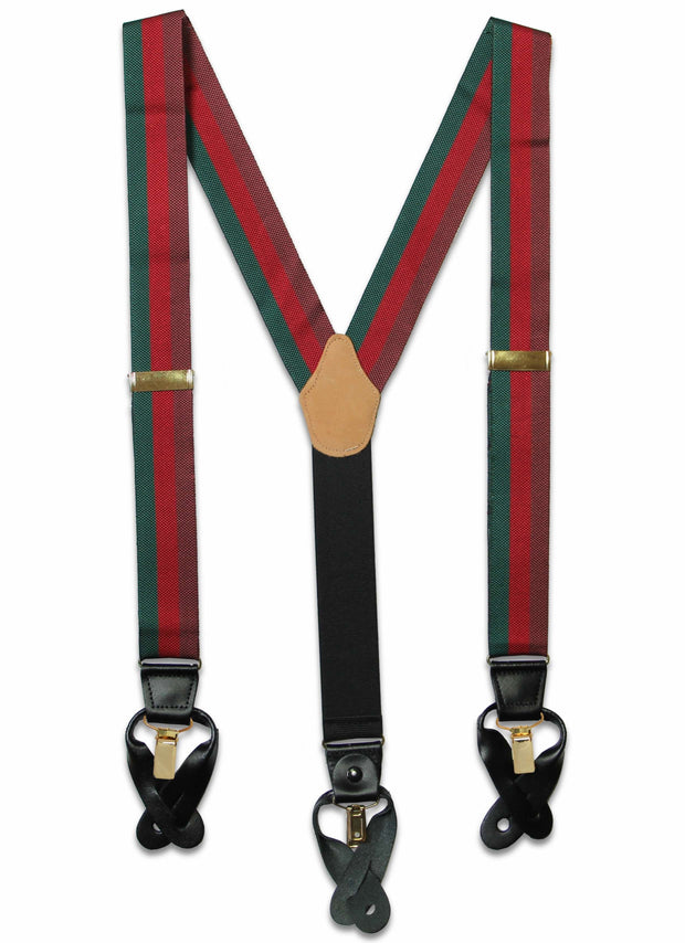 Royal Tank Regiment Braces Braces The Regimental Shop Green/Red/Brown one size fits all 