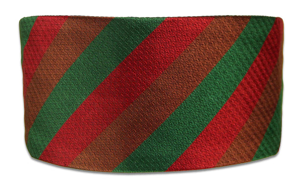 Royal Tank Regiment Silk Non Crease Cummerbund Cummerbund, Silk The Regimental Shop Green/Red/Brown one size fits all 