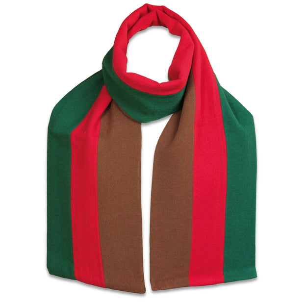 Royal Tank Regiment Scarf Scarf, Wool The Regimental Shop Green/Red/Brown one size fits all 