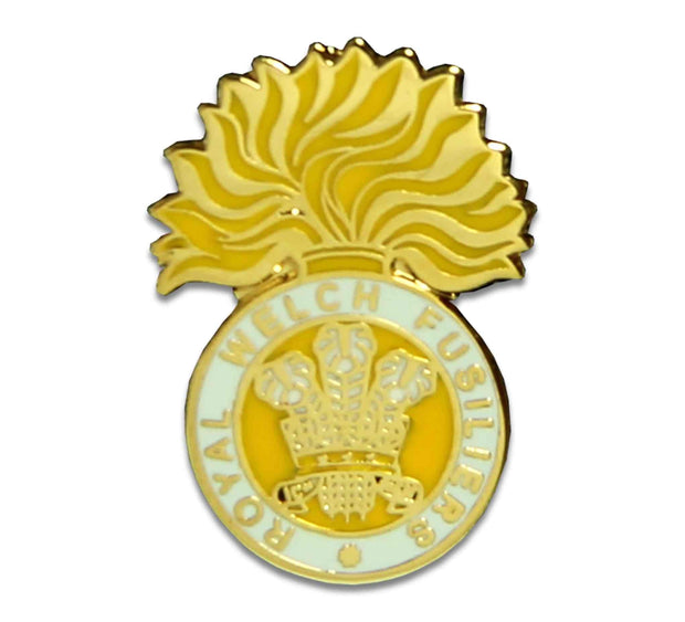 Royal Welch Fusiliers Regimental Lapel Badge Lapel badge The Regimental Shop Gold/White/Yellow 2 x 1.5cm 