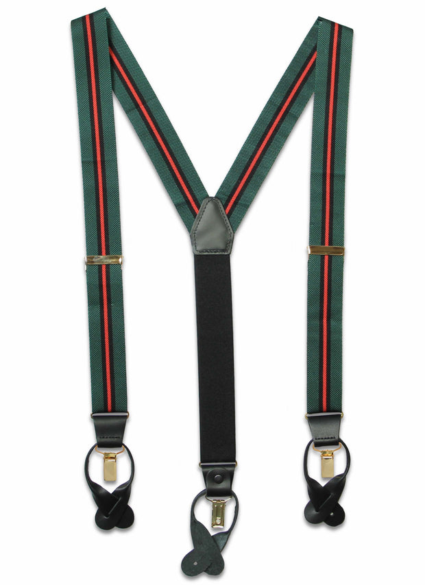 The Royal Yorkshire Regiment Braces Braces The Regimental Shop Green/Black/Red one size fits all 