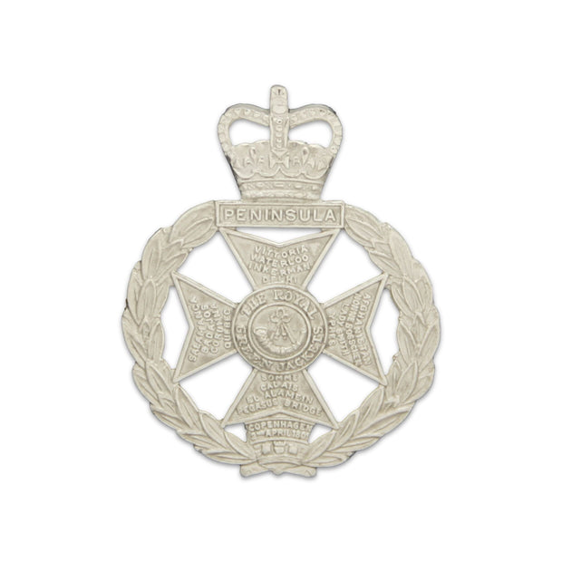 Royal Green Jackets Beret Badge Beret Badge The Regimental Shop Silver One size fits all 