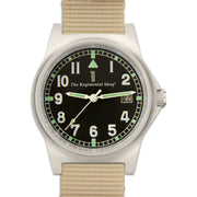 G10 Military Watch with Desert Sand Watch Strap G10 Watch The Regimental Shop Beige one size fits all