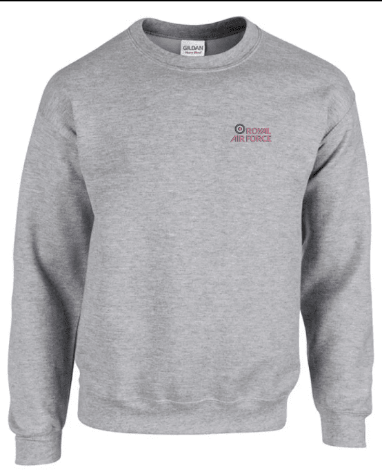 Royal Air Force Logo Sweatshirt -M Grey Stock Clearance The Regimental Shop