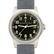 G10 Military Watch with Silver Watch Strap G10 Watch The Regimental Shop Black/Silver one size fits all