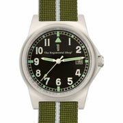 Green Howards G10 Military Watch G10 Watch The Regimental Shop Black/Silver/Green one size fits all