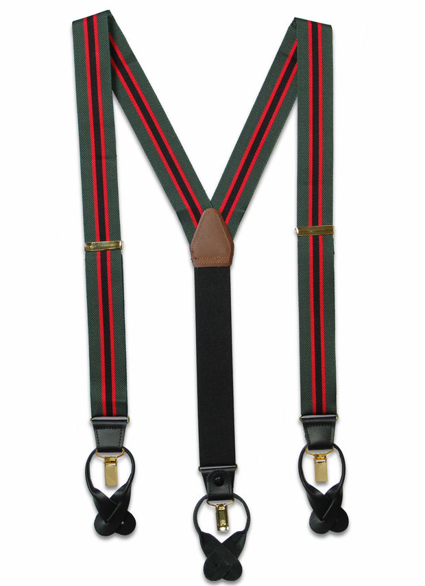 The Rifles Braces Braces The Regimental Shop Green/Red/Black one size fits all 