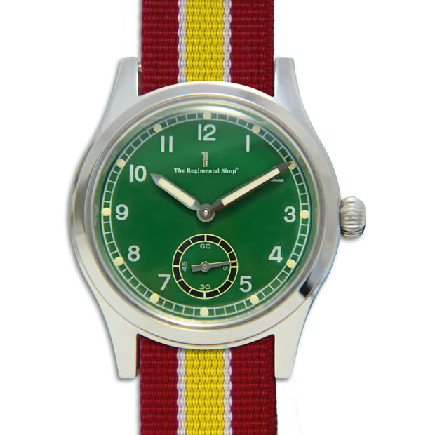 The Royal Lancers Meridian Watch Meridian Watch The Regimental Shop Green/Silver/Red/Yellow/White one size fits all