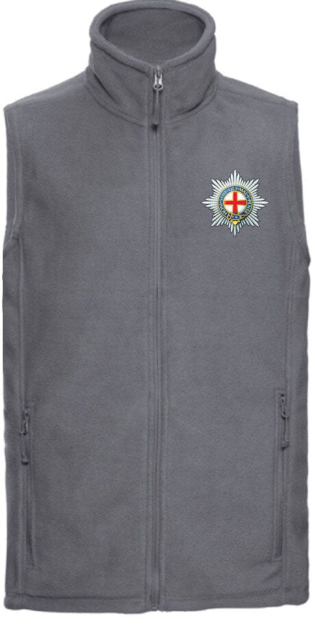 Coldstream Guards - Sleeveless Fleece - 2XL - Grey Stock Clearance The Regimental Shop   