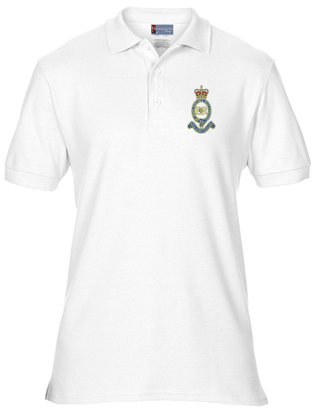 Royal Horse Artillery Polo Shirt - 3XL - White Stock Clearance The Regimental Shop   