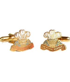 The Royal Hussars (PWO) Cufflinks Cufflinks, T-bar The Regimental Shop   