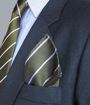 Green Howards Silk Pocket Square Pocket Square The Regimental Shop   
