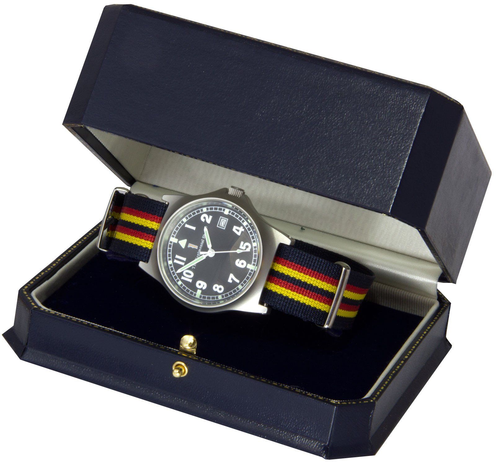 REME G10 Cinturino Per Orologio: Stile Regimental, Robusto E Di Qualità, Larghezza 18 Mm