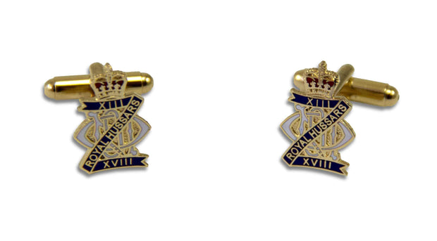 13th/18th Royal Hussars T-Bar Cufflinks - regimentalshop.com