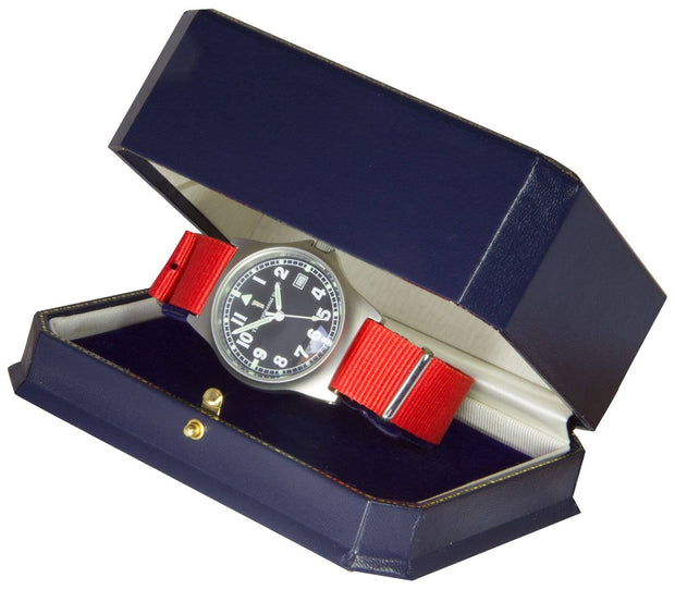 G10 Military Watch with Red Watch Strap G10 Watch The Regimental Shop   