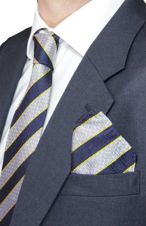 Queen's Regiment Silk Non Crease Pocket Square Pocket Square The Regimental Shop   