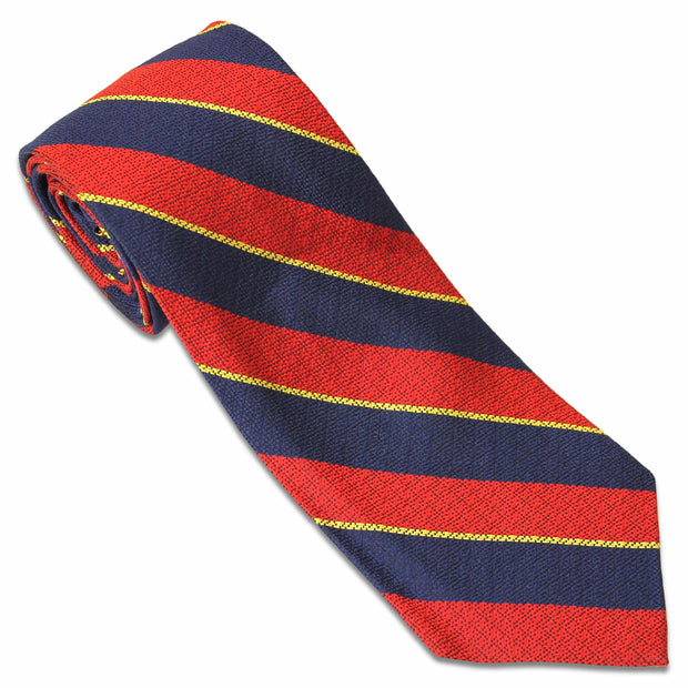 16th 5th The Queen's Royal Lancers Tie (Silk Non Crease) Tie, Silk Non Crease The Regimental Shop Blue/Red/Yellow one size fits all 
