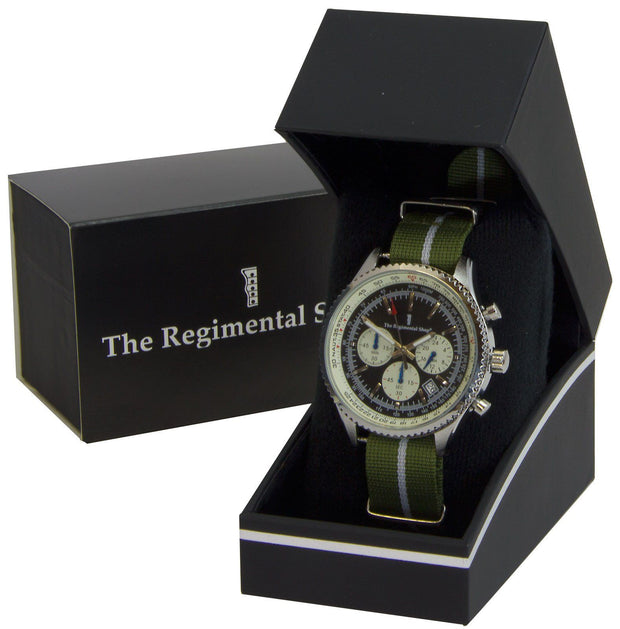 Green Howards Regiment Military Chronograph Watch Chronograph The Regimental Shop   