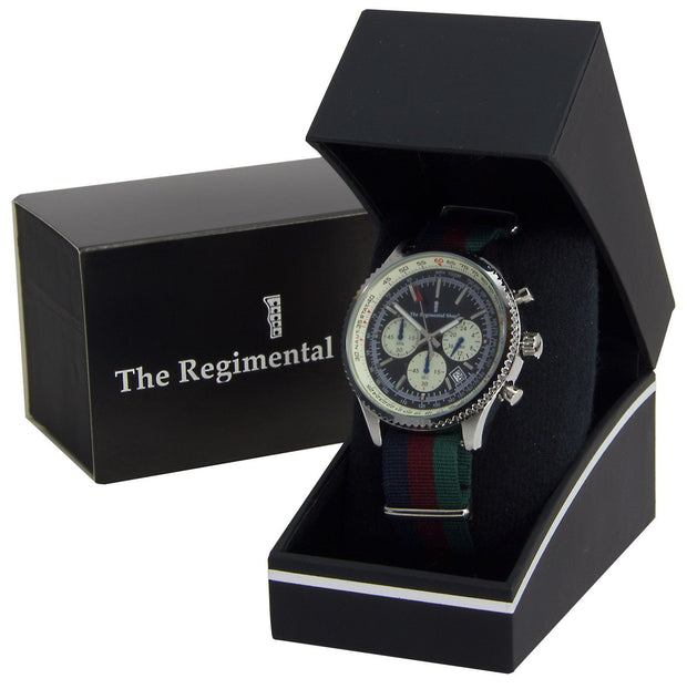 Black Watch Military Chronograph Watch Chronograph The Regimental Shop   