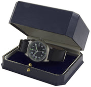 G10 Military Watch with Black Leather Watch Strap - regimentalshop.com