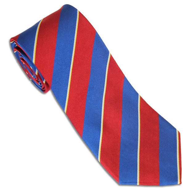 18 Battery Royal Artillery Tie (Silk) Tie, Silk, Woven The Regimental Shop Light Blue/Cherry Red one size fits all 