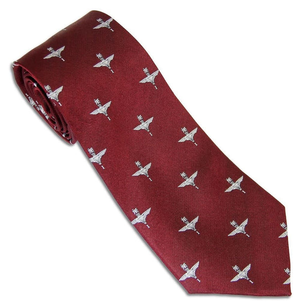 1 Parachute Regiment Tie (Silk) Tie, Silk, Woven The Regimental Shop Maroon/Silver One Size Fits All 