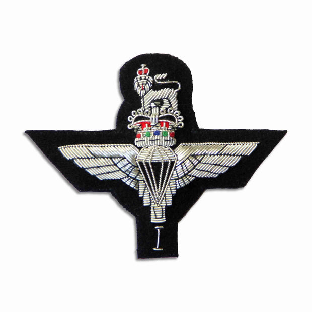 1 Parachute Regiment Blazer Badge Blazer badge The Regimental Shop Black/Silver One size fits all 