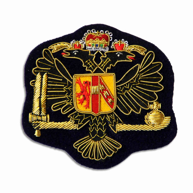 1st King's Dragoon Guards Blazer Badge Blazer badge The Regimental Shop Black/Red/Gold One size fits all 