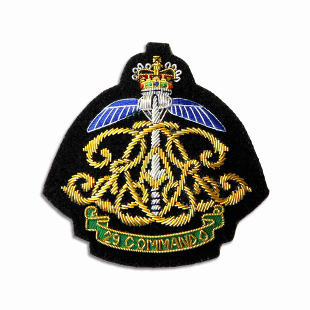 29 Commando PARA Blazer Badge Blazer badge The Regimental Shop Black/Gold/Silver/Blue One size fits all 