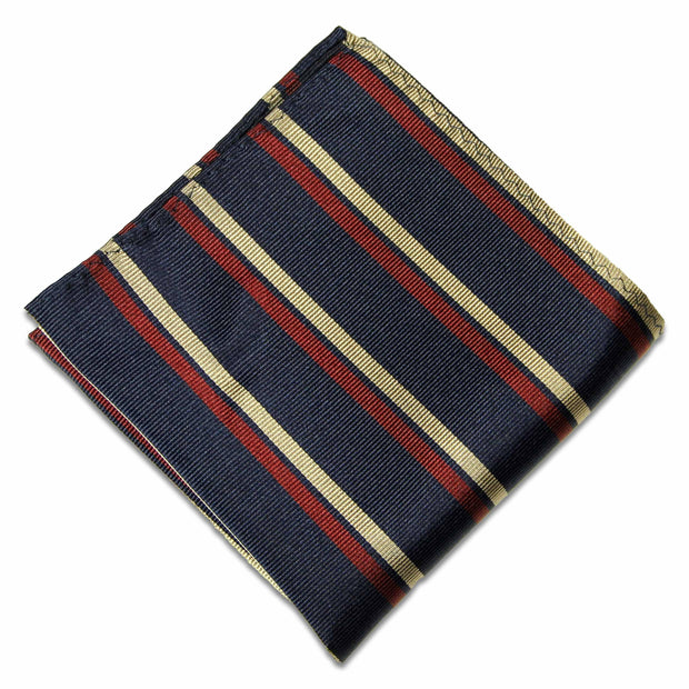 2nd Battalion Royal Anglian Silk Pocket Square Pocket Square The Regimental Shop Blue/Maroon/Buff one size fits all 