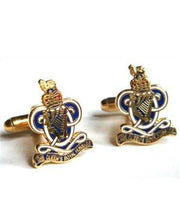 Queen's Royal Hussars Cufflinks Cufflinks, T-bar The Regimental Shop   