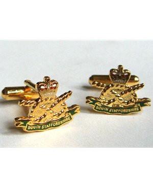 South Staffordshire Regiment Cufflinks Cufflinks, T-bar The Regimental Shop   