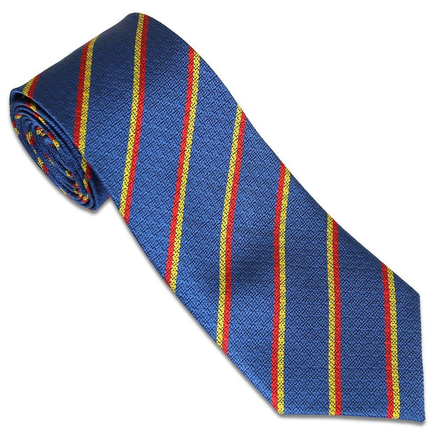 3 King's Own Hussars Tie (Silk Non Crease) Tie, Silk Non Crease The Regimental Shop Blue/Red/Yellow one size fits all 