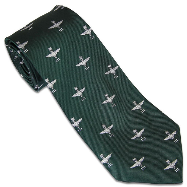 3 Parachute Regiment Tie (Silk) Tie, Silk, Woven The Regimental Shop Green/Silver one size fits all 