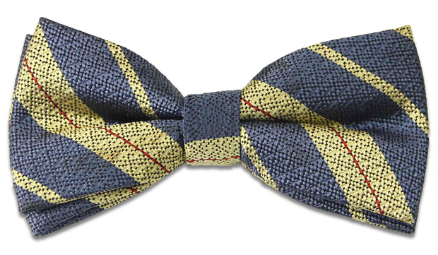 3 Royal Horse Artillery Silk Non Crease (Pretied) Bow Tie Bowtie, Silk The Regimental Shop Blue/Buff/Red one size fits all 