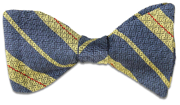 3 Royal Horse Artillery Silk Non Crease (Self Tie) Bow Tie Bowtie, Silk The Regimental Shop Blue/Buff/Red one size fits all 