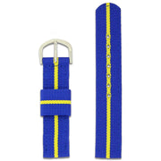 Royal Horse Artillery Two Piece Watch Strap Two Piece Watch Strap The Regimental Shop Blue/Yellow one size fits all 