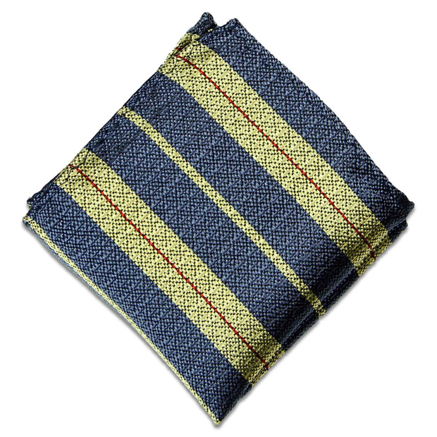 3 Royal Horse Artillery Silk Non Crease Pocket Square Pocket Square The Regimental Shop Blue/Buff/Red one size fits all 