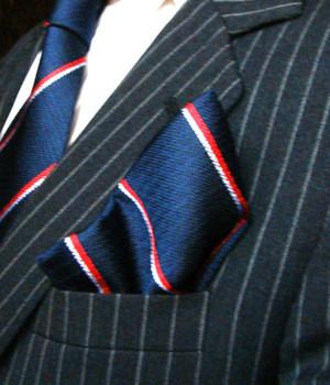 Royal Navy Silk Non Crease Pocket Square Pocket Square The Regimental Shop   