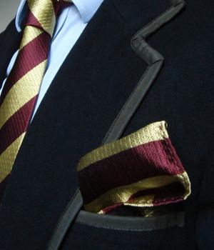 Royal Regiment of Fusiliers Silk Non Crease Pocket Square Pocket Square The Regimental Shop   
