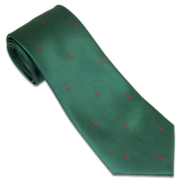 45 Commando Tie (Polyester) Tie, Polyester The Regimental Shop Green/Red one size fits all 